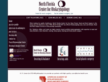 Tablet Screenshot of northfloridaent.com